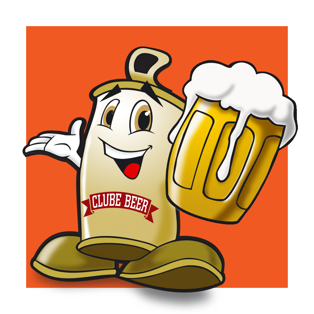 Mascote Clube Beer desenvolvido pela RD